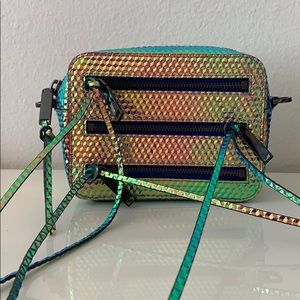 Multicolor Moto Crossbody Camera Bag